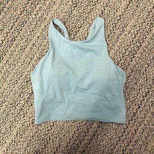 Athleta Conscious Crop Bra- Dusty Jade